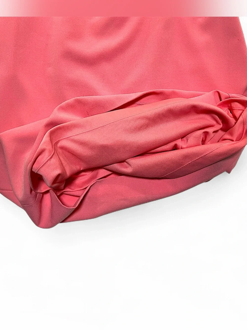 Calvin Klein Pink Asymmetric Draped Neckline Sheath Dress Sze 10